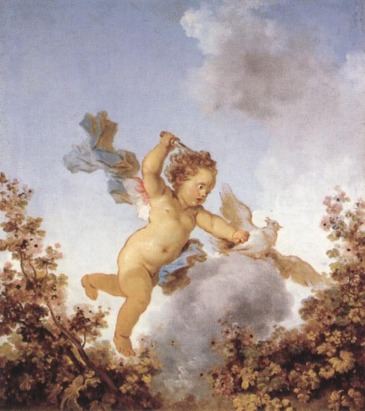 Jean-Honore Fragonard Love the avenger